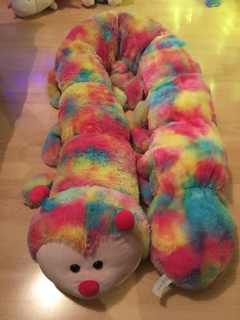 6ft stuffed caterpillar